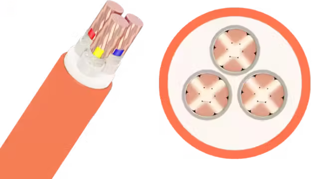 Cáp chống cháy cadivi CXV/LSHF-Cu/Mica/XLPE/Fr-PVC 3x